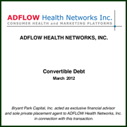 2012.03 – Adflow Health Networks – Website
