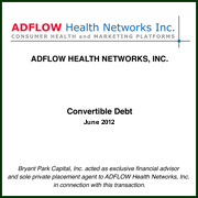 2012.06 – Adflow Health Networks – Website