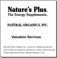 Natural Organics – Website