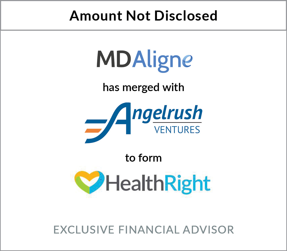 MD Aligne and Angelrush Complete Merger to Form Healthright, LLC