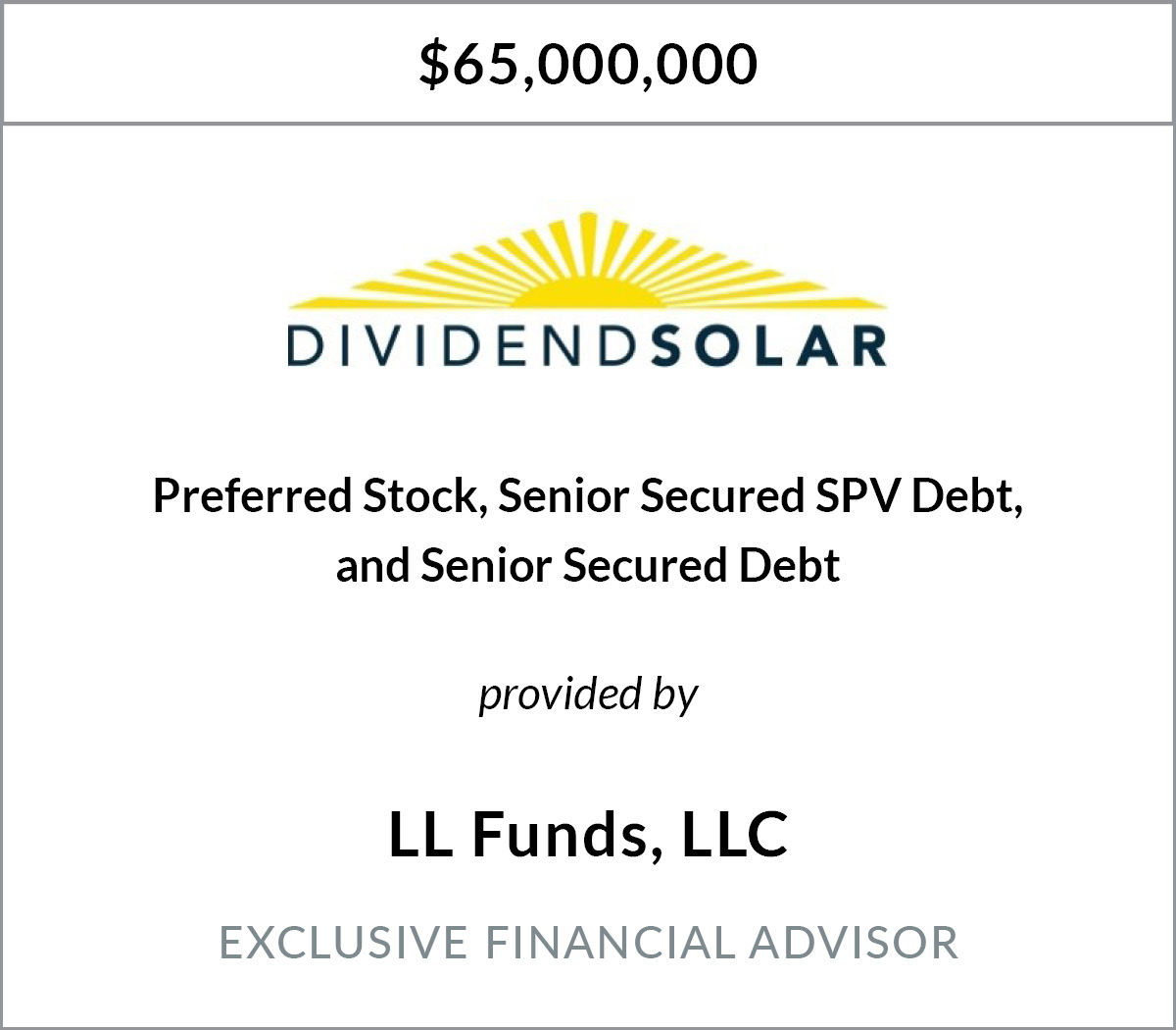 BPC Acts As Exclusive Financial Advisor to Dividend Solar in its Merger with Figtree Financing