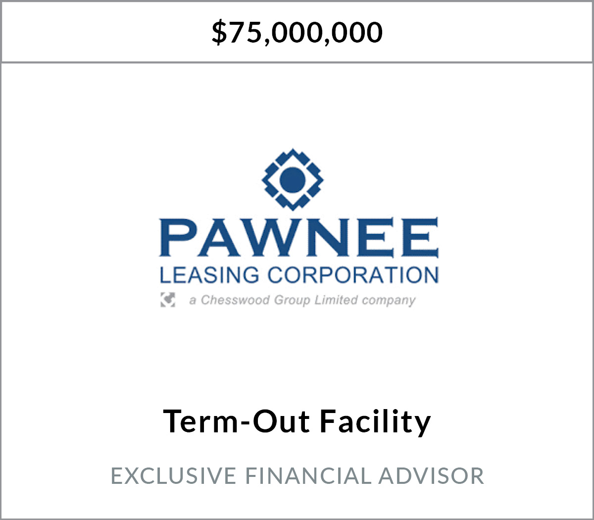 Bryant Park Capital Acts As Exclusive Financial Advisor To Pawnee In Its First U.S. Securitization