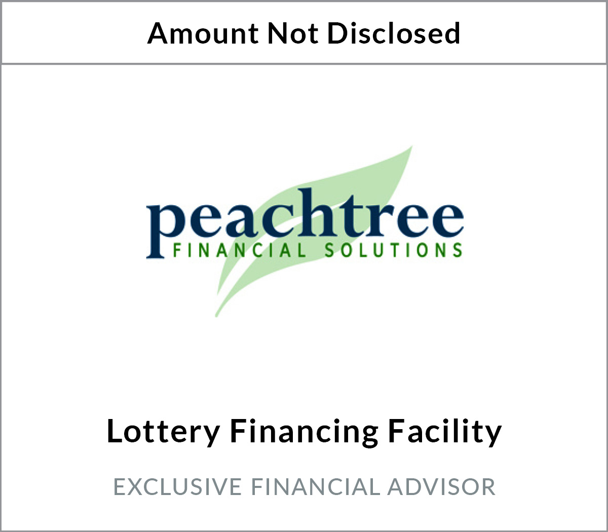 Peachtree Lottery Financing Facility