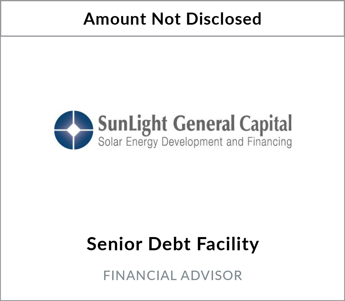 Bryant Park Capital Arranges Senior Debt Placement for SunLight General Capital