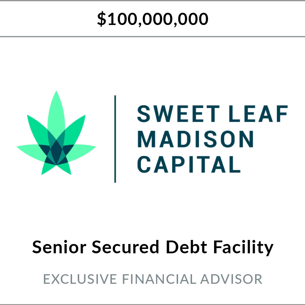 Bryant Park Capital Secures $100MM Senior Debt Facility For Sweet Leaf Madison Capital